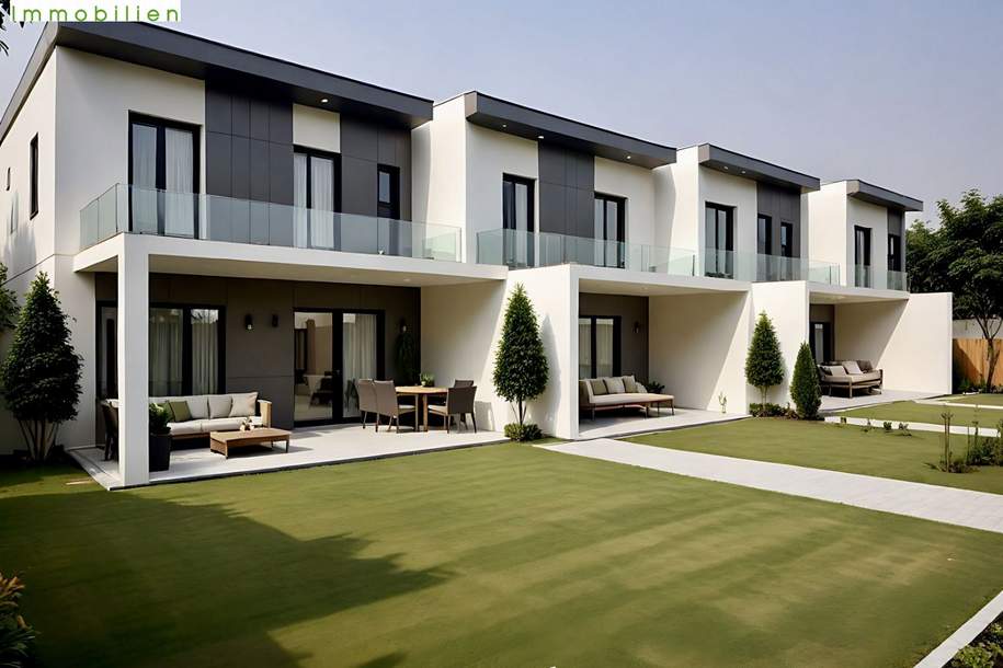 EXKLUSIVES NEUBAU-REIHENHAUS IN MASSIVBAUWEISE | QUALITÄTSBAU | ERSTBEZUG MIT GARTEN &amp; TERRASSE, Haus-kauf, 442.619,€, 9020 Klagenfurt(Stadt)
