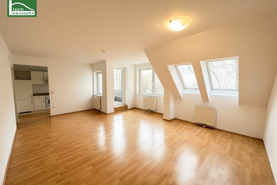 Hofseitige DG-Wohnung mit Terrasse in Sechshaus - 5 Gehminuten zu U4 und U6!, Wohnung-kauf, 309.000,€, 1150 Wien 15., Rudolfsheim-Fünfhaus