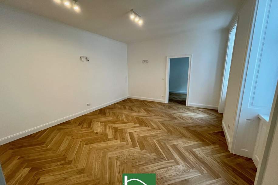 Altbaucharme-topsaniert! Wunderschöne Wohnung in begehrter Lage - Nähe Vorgartenmarkt. Bewilligter Balkon! - JETZT ZUSCHLAGEN, Wohnung-kauf, 359.000,€, 1020 Wien 2., Leopoldstadt