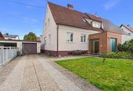 ST. MARTIN bei TRAUN : Wohnhaus (Doppelhaushälfte) ca. 135 m² Wohnfläche + GARAGE, GRUNDSTÜCK ca. 469 m²