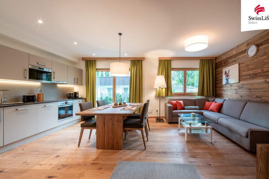 Moderne Erdgeschosswohnung mit Terrasse in Top-Lage – nur 2 Minuten zum Skilift - Zweitwohnsitz möglich, Kleinobjekte-kauf, 6373 Kitzbühel