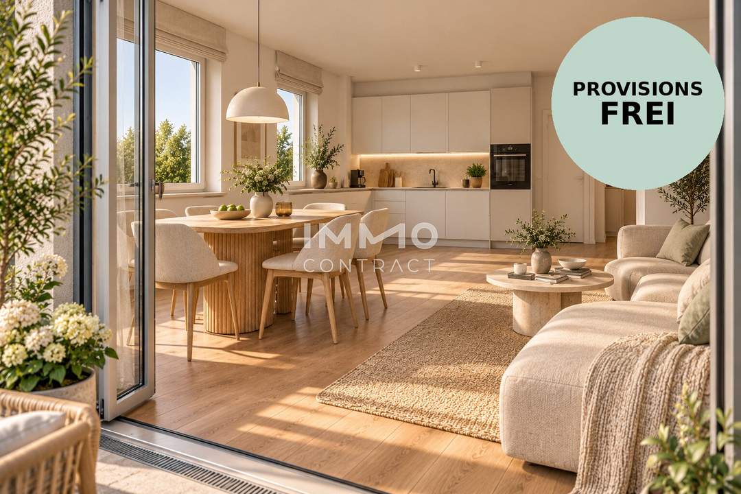 PROVISIONSFREI: 3-ZIMMER-BALKONWOHNUNG MIT GRÜNBLICK ZUM ERSTBEZUG!