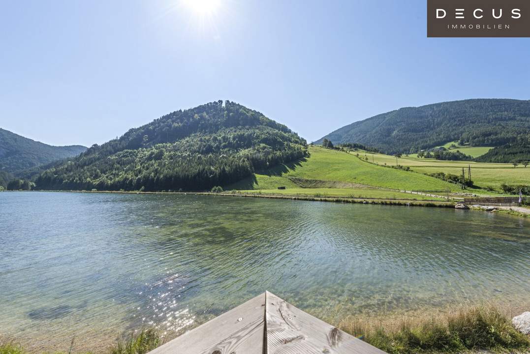 | PANORAMA-CHALET AM SCHNEEBERGSEE | WIENER ALPEN | RÜCKZUGSORT UND INVESTITION | SEEZUGANG | PROVISIONSFREI