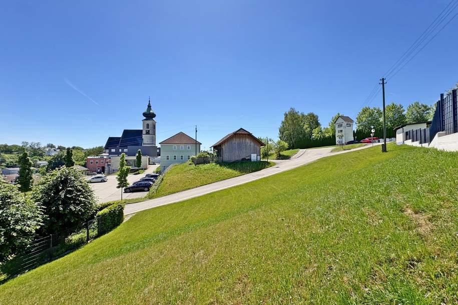 Sonniges Baugrundstück mit Aussicht in Eberstalzell, Grund und Boden-kauf, 155.000,€, 4653 Wels-Land