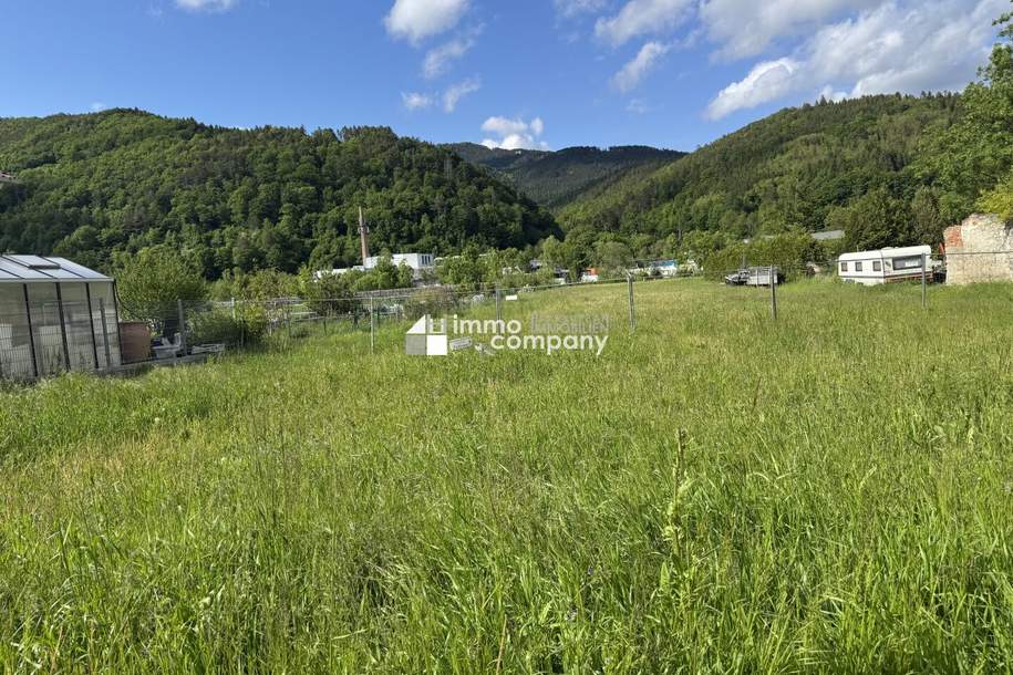Attraktives Grundstück in idyllischer Lage in Gloggnitz-Vielseitige Nutzungsmöglichkeiten warten auf Sie, Grund und Boden-kauf, 147.000,€, 2640 Neunkirchen