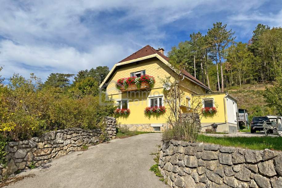 Attraktive Gelegenheit für Sanierungsprofis! Werden Sie stolzer Besitzer eines Landhauses im Triestingtal plus großem Grundstück € 265.000,– FIX, Haus-kauf, 265.000,€, 2571 Baden