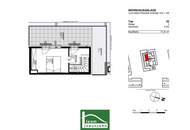 DG-Maisonette mit 2 großen Terrassen nahe Straßenbahn 26 und mit S-Bahn Jedlersdorf in Gehweite! Einbauküche inkludiert - Ab August 2025