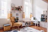 Balkon-Altbauwohnung 3 Zi und 21m² Balkon in Hofruhelage