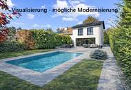 "Eigengrund in Langenzersdorf: Haus mit Pool &amp; Saunahaus"