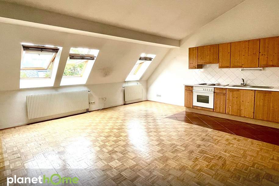 Dachgeschoss mit Loftcharakter Im Trendviertel Nähe WU und Prater. Günstige Betriebskosten, Wohnung-kauf, 190.000,€, 1020 Wien 2., Leopoldstadt