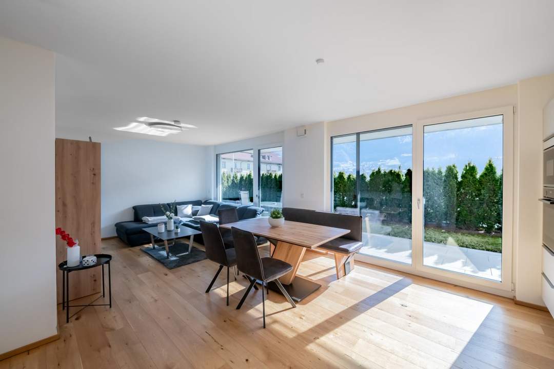Stilvolle 3-Zimmer-Gartenwohnung – neuwertig & möbliert in Jenbach