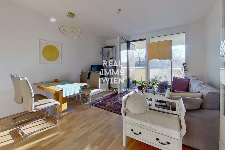 ! Airbnb Hit ! Komfortables Apartment mit großzügiger Loggia und Garagenstellplatz in Schwechat (Für gewerbliche Vermietung geeignet), Wohnung-miete, 1.639,00,€, 2320 Bruck an der Leitha