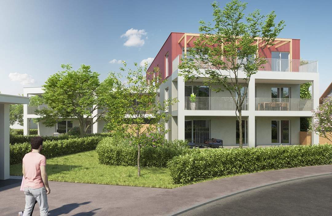 Baustart erfolgt! Neufeld North Gate Gartenwohnung T01