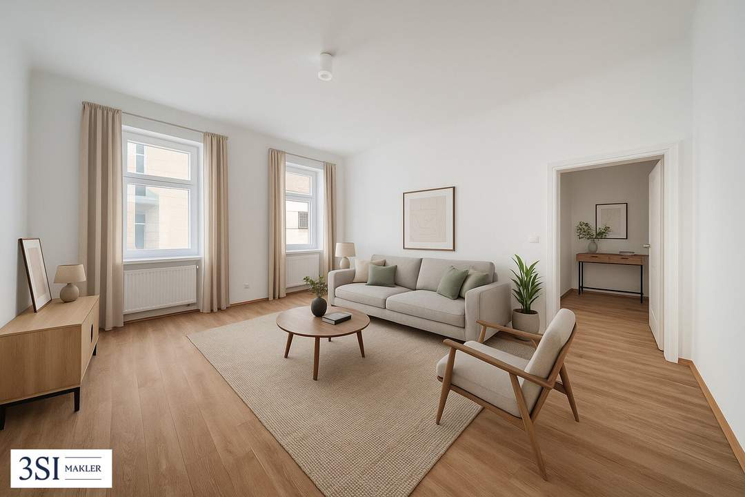 Klausgasse 46: Lichtdurchflutete 2-Zimmer-Altbauwohnung im Herzen Ottakrings