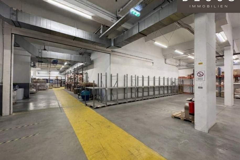 Großzügige Lagerfläche mit Regalsystem in 1160 Wien, Gewerbeobjekt-miete, 5.643,11,€, 1160 Wien 16., Ottakring