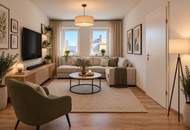 Wohnen mit Stil - sanierte 93 m² Altbauwohnung mit Parkplatz und Balkon