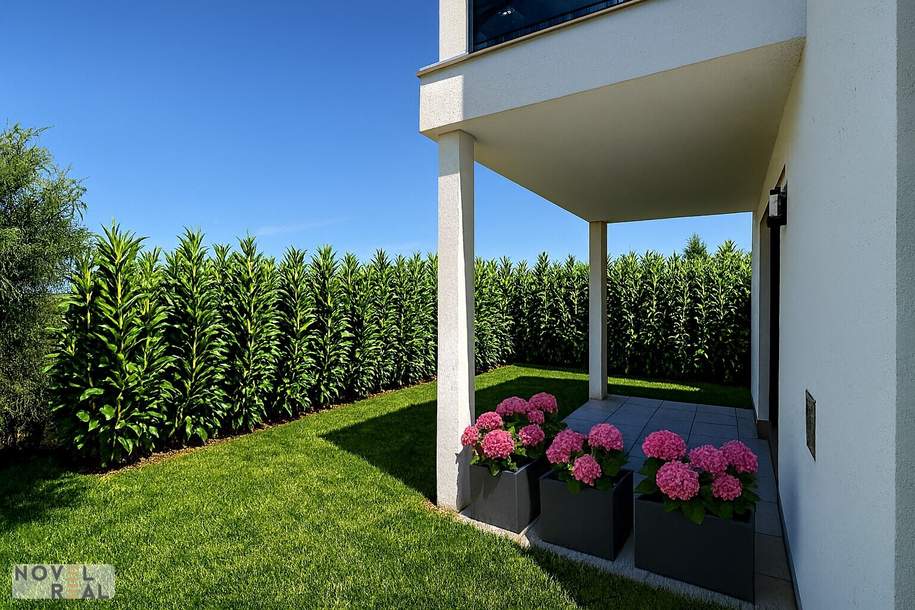 SCHLÜSSELFERTIGES ECKREIHENHAUS - 136 m² - UNABHÄNGIG - KOSTENGÜNSTIG - ZIEGELMASSIV - AUF EIGENGRUND - UNVERBAUTER FERNBLICK, Haus-kauf, 589.000,€, 1220 Wien 22., Donaustadt