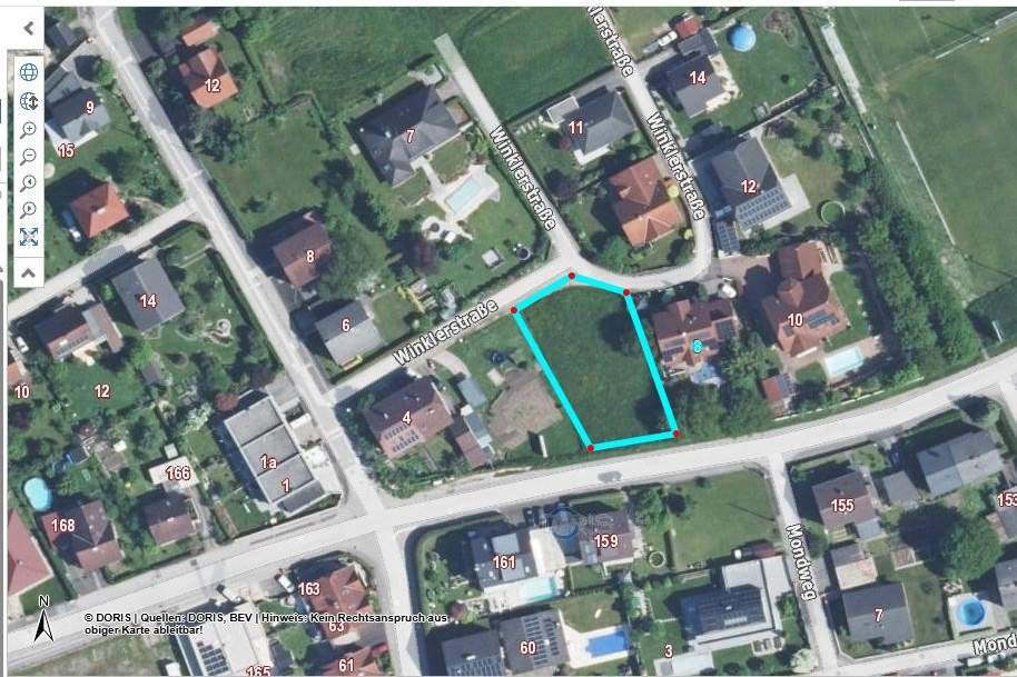 Grundstück in ruhiger Siedlungslage, auch geeignet für Doppelhaus, Grund und Boden-kauf, 4053 Linz-Land