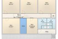 Topsaniertes, hofseitiges Büro mit 180m² & effizientem Grundriss beim Museumsquartier! Optionale Parkplätze vorhanden!