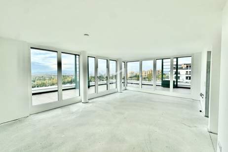 Sonnenpenthouse mit 90m2 Terrasse und Ausblick: Provisionsfrei - Wohnung + Büro mit luxuriöser Ausstattung, Wohnung-kauf, 335.000,€, 1100 Wien 10., Favoriten