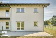 8230 Schölbing bei Hartberg: Belagsfertiges Eckreihenhaus mit 5 Zimmer, 17 m² Terrasse sowie Garten in sonniger Grünlage