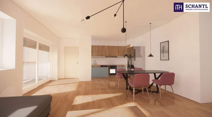 Stilvoll wohnen über den Dächern Wiens – ein 3-Zimmer-Dachgeschoßtraum mit 34 m² großer Sonnenterrasse