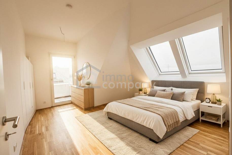 1220 WIEN: DG-WOHNUNG MIT TERRASSE | LICHTDURCHFLUTET | MAXIMALE PRIVATSPHÄRE | NAHE U2, Wohnung-kauf, 597.800,€, 1220 Wien 22., Donaustadt