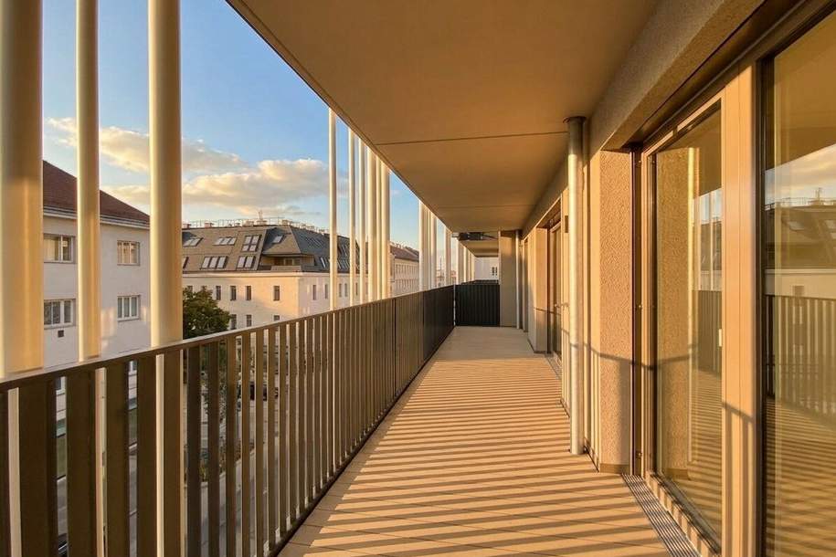 Pauschalmiete inklusive Warmwasser, Heizung & Kühlung - Moderne 3-Zimmer-Wohnung mit großzügigem Balkon und stilvoller Ausstattung, Wohnung-miete, 1.499,00,€, 1210 Wien 22., Donaustadt
