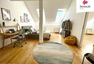 Stylische Dachgeschossmaisonette mit sonniger Terrasse und einzigartigem Grundriss | U4 + U6 + S Nähe |