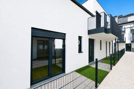 Neubau-Townhouse auf 3 Ebenen – Garten, Balkon &amp; 28 m² Dachterrasse mit Weitblick, Haus-kauf, 479.000,€, 1220 Wien 22., Donaustadt