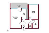 Neu saniert: Traum-Ruhelage: 2-Zimmer-Wohnung in Baden