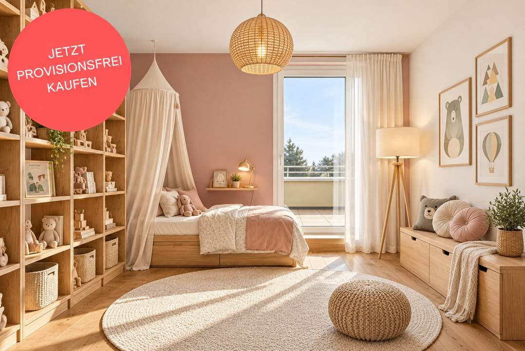 3-Zimmer-Dachgeschoßwohnung mit Fernblick | Süd-Ost-Ausrichtung | Rundum-Terrasse | Provisionsfrei