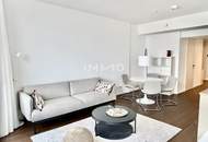 DANUBEFLATS: 42. Floor - möbliert: Den schönsten Ausblick mit Sonnenuntergang auf Kahlenberg