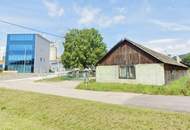 Betriebsliegenschaft mit Halle, Büro und Außenflächen in Alhofen zur Miete