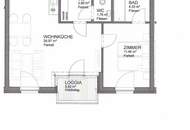 Moderne, hochwertig ausgestattete Neubauwohnung mit Loggia