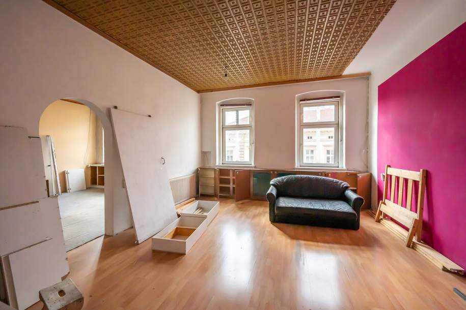 ++NEU++ 3-Zimmer Altbau-Wohnung (renovierungsbedürftig) in toller Lage - großes Potenzial, Wohnung-kauf, 448.890,€, 1070 Wien 7., Neubau