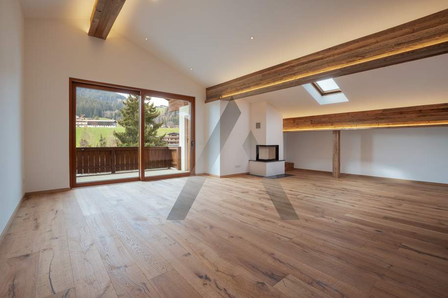 Kernsanierte, sonnige Dachgeschosswohnung an der Skipiste - Kirchberg in Tirol, Wohnung-kauf, 1.149.000,€, 6365 Kitzbühel