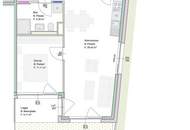 Helle 2-Zimmer Wohnung mit Klimaanlage, kleinen Garten und Garage sowie 200m von U-Bahn-Station Zippererstrasse