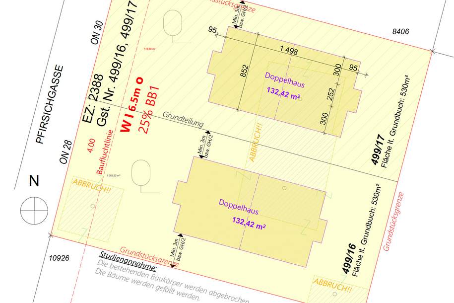 Gestalten Sie 2 Bauplätze nach Ihren Wünschen, Grund und Boden-kauf, 325.000,€, 1220 Wien 22., Donaustadt