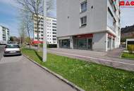 Geschäfts-/Büro-/Ordinationsfläche mit XL-Schaufenstern u. mit Umsatzpotential - 1A Preis-/Leistung, direkt neben dem (Vital-)Zentrum Muldenstraße!