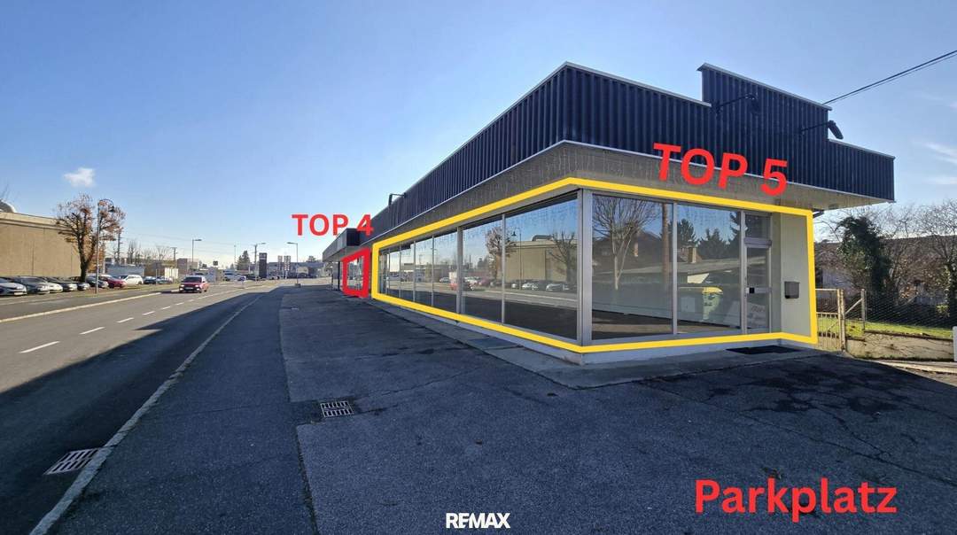 Attraktives Geschäftslokal in bester Auto-Frequenzlage von Leibnitz – 126m² mit großer Glasfront Top 5