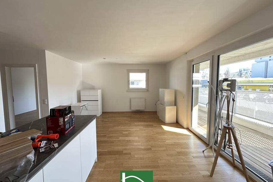 Sonnige Süd-West Wohnung mit großer Terrasse nahe Trillerpark und S-Bahn! - RUHELAGE - JETZT ANFRAGEN, Wohnung-kauf, 435.000,€, 1210 Wien 21., Floridsdorf
