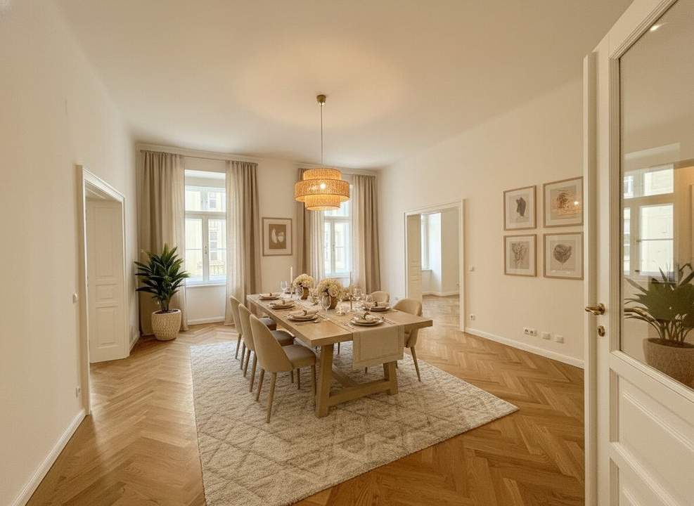 1090! Luxuriöse 5-Zimmer-Wohnung auf der BELIEBTEN Währinger Straße nahe Schottentor zum KAUF!