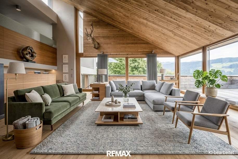 Architektenvilla - Absolut ruhige Panoramalage, Haus-kauf, 6305 Kitzbühel