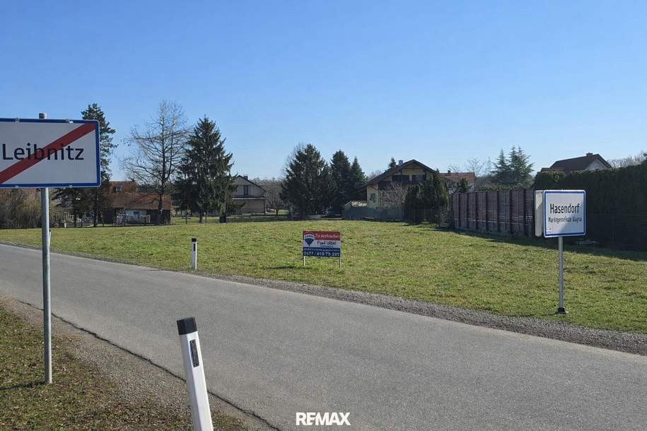 Was ist Ihnen Ihr Wohntraum wert? Geben Sie Ihr Gebot für dieses attraktive Baugrundstück in Hasendorf ( Wagna ) ab., Grund und Boden-kauf, 8435 Leibnitz