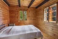 Holzblockhaus mit Charme – 3 Zimmer, Balkon &amp; Kamin!
