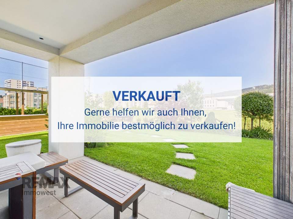 Urban wohnen, im Grünen leben - 3-Zimmer-Wohnung mit großzügigem Garten