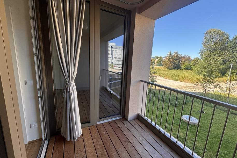 Modernes Wohnen in Top-Lage: 2-Zimmer-Erstbezugswohnung mit Loggia beim Jakomini Verde, Wohnung-miete, 691,98,€, 8010 Graz(Stadt)