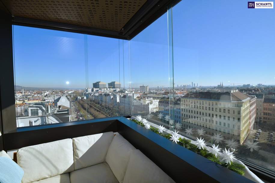 Sky High Living: 2-Zimmer Wohnung mit ganzjährig nutzbarer Loggia und atemberaubendem Wien-Panorama im 9. Stock! High-End Ausstattung!, Wohnung-kauf, 495.000,€, 1170 Wien 17., Hernals