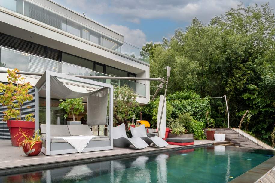 Luxusvilla mit Infinitypool in absoluter Ruhelage in Hinterbrühl – Exklusives Anwesen mit Top-Ausstattung, Haus-kauf, 3.450.000,€, 2371 Mödling